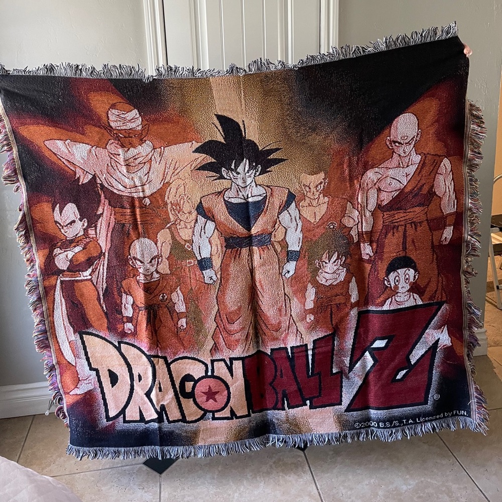 Dragon Ball Z woven blanket
